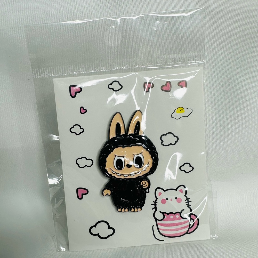Labubu The Monsters Pin in Black - Picture 5 of 7